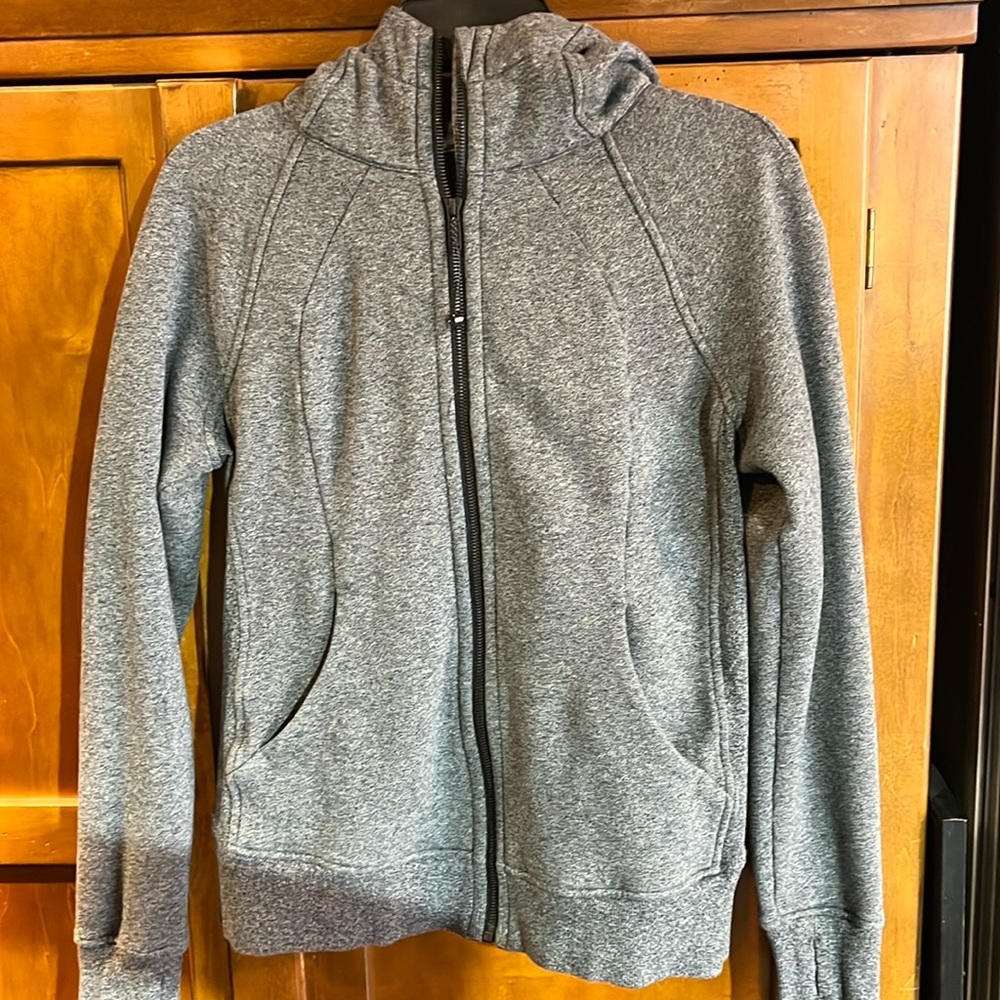 Lululemon scuba gray hoodie